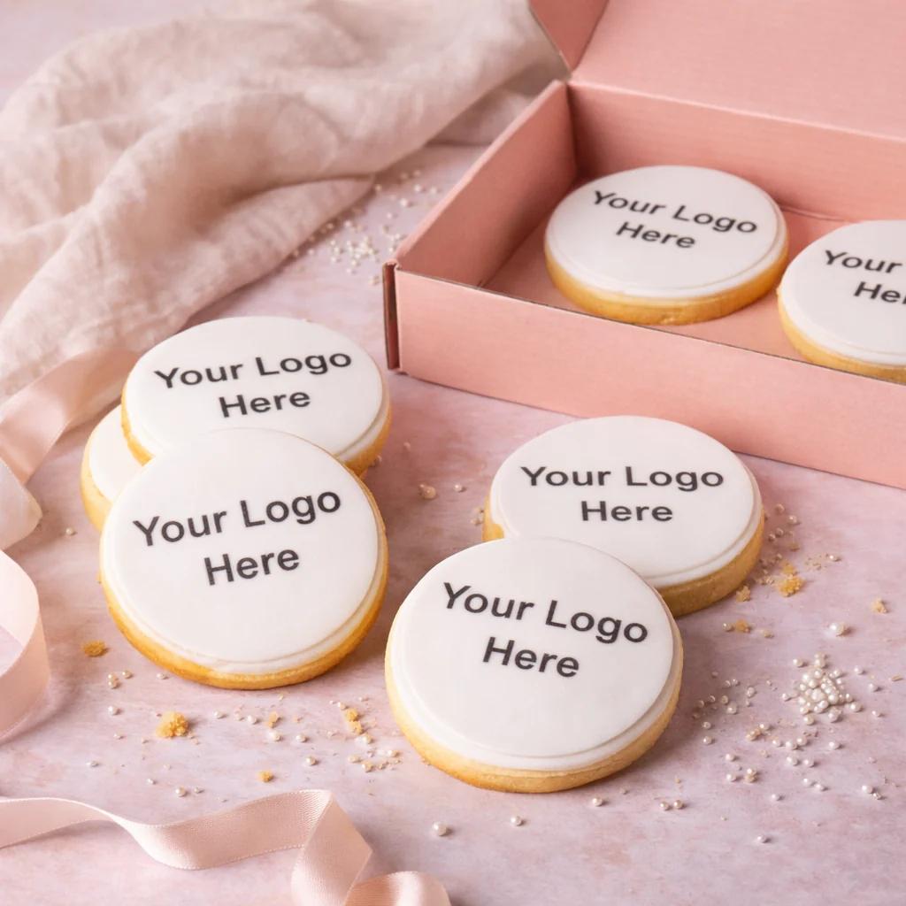Corporate Logo Cookies