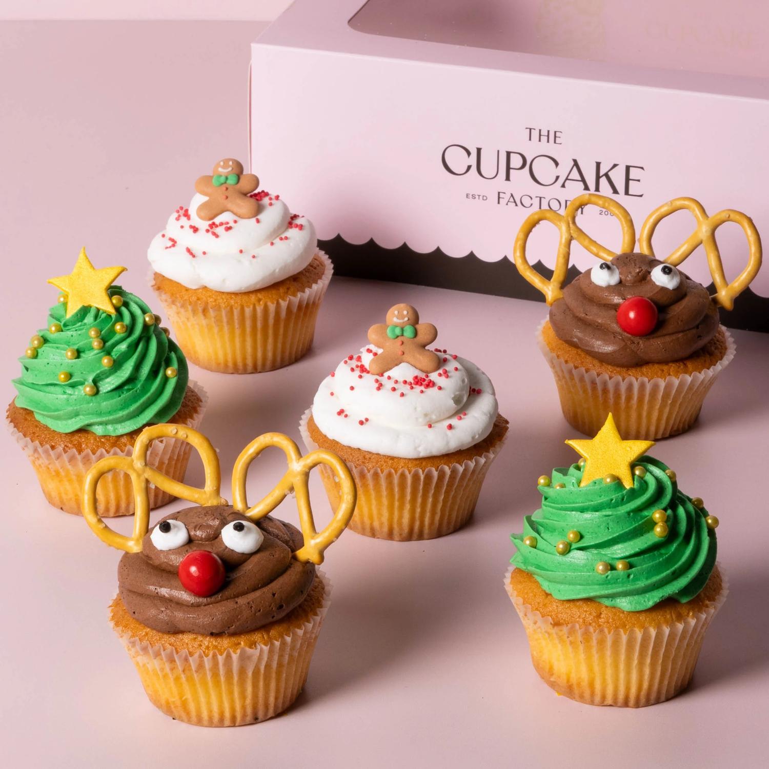Christmas Joy Cupcake Box