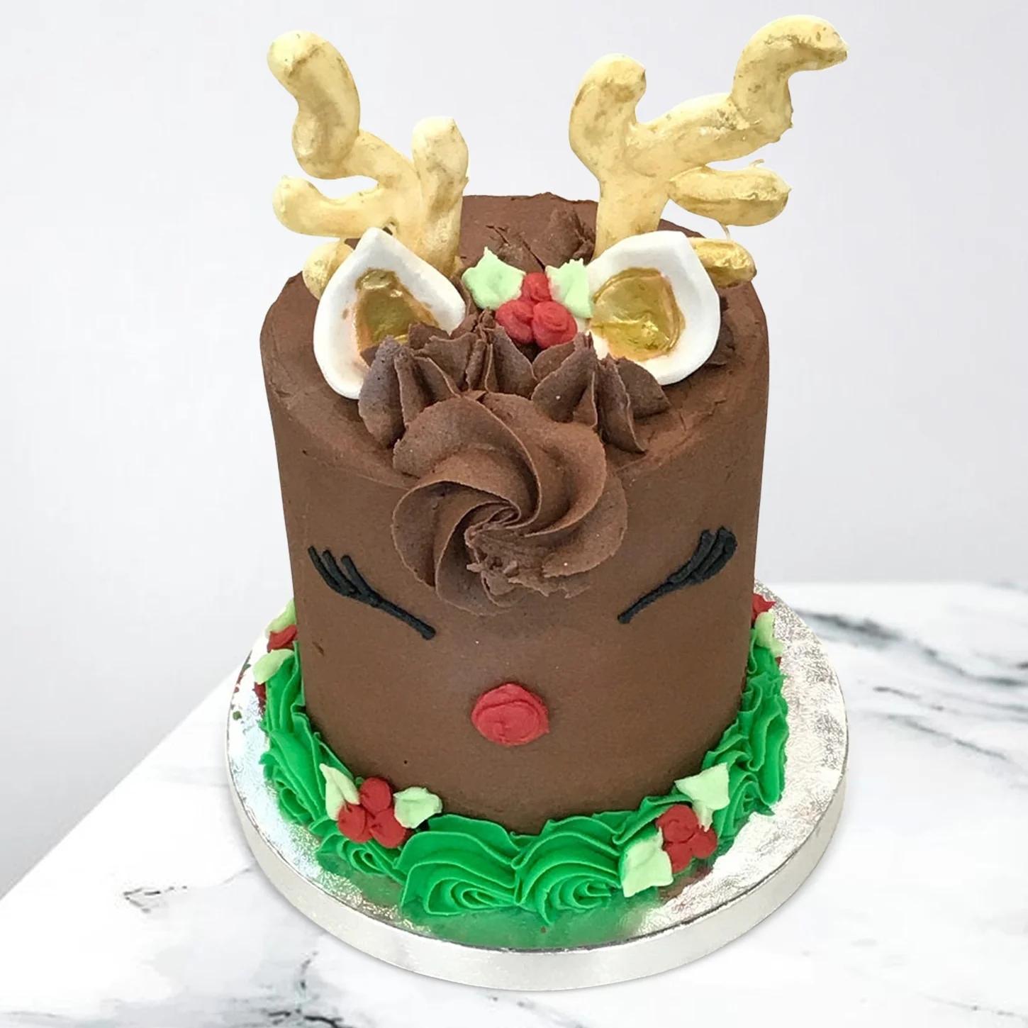 Christmas Reindeer Cake