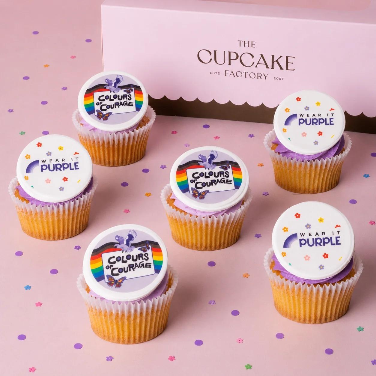 Wear it Purple Cupcake Box