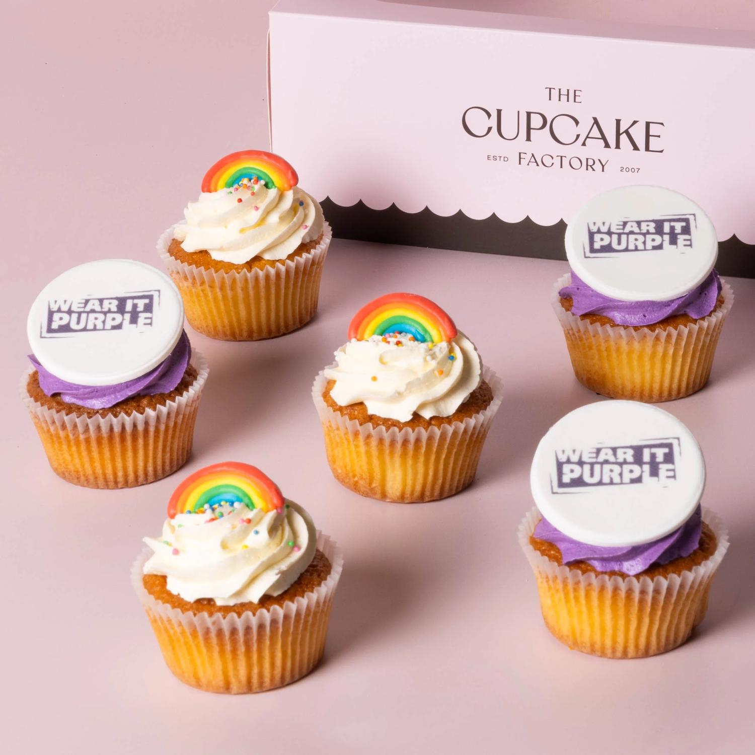 Wear it Purple Cupcake Box