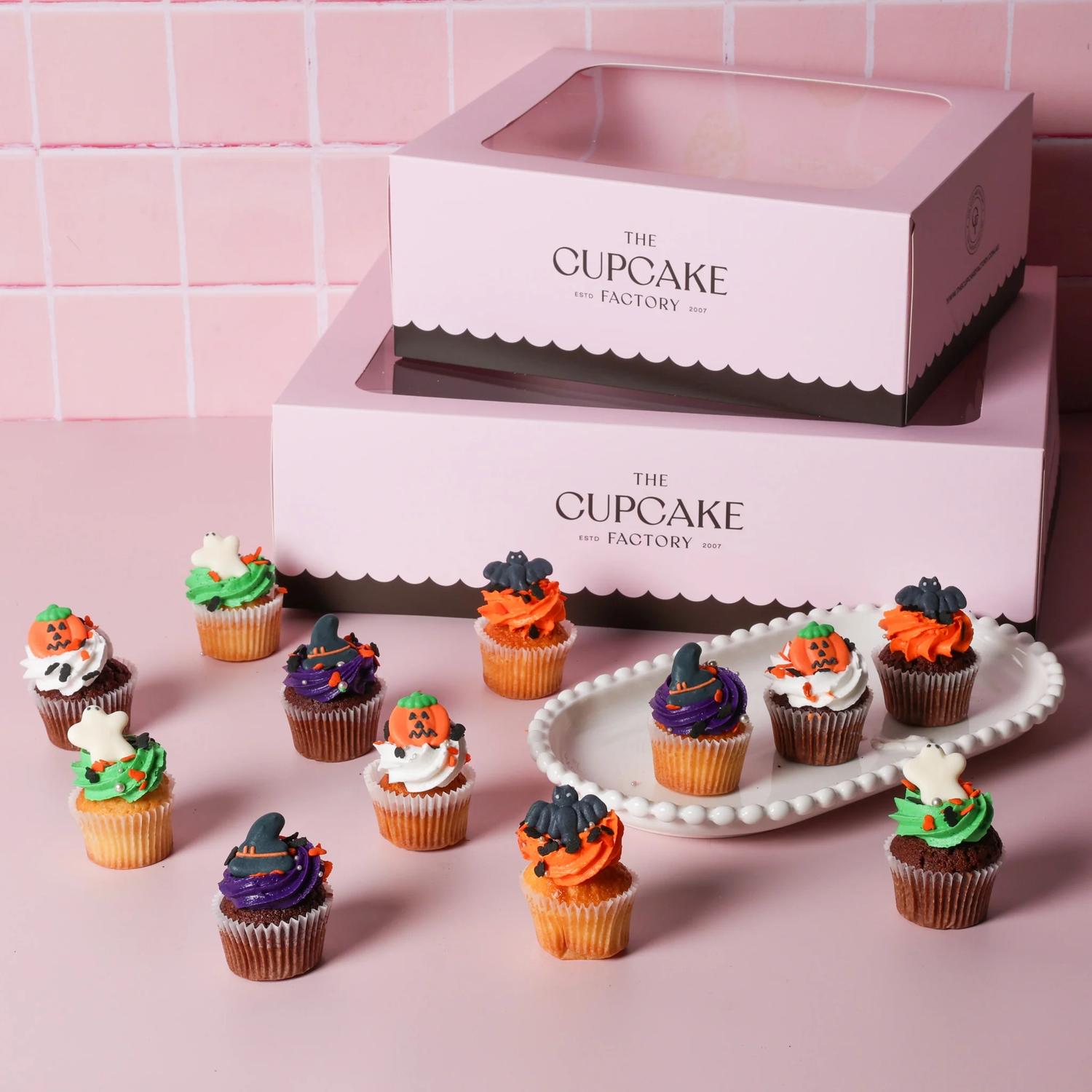Halloween Mini Cupcakes Box