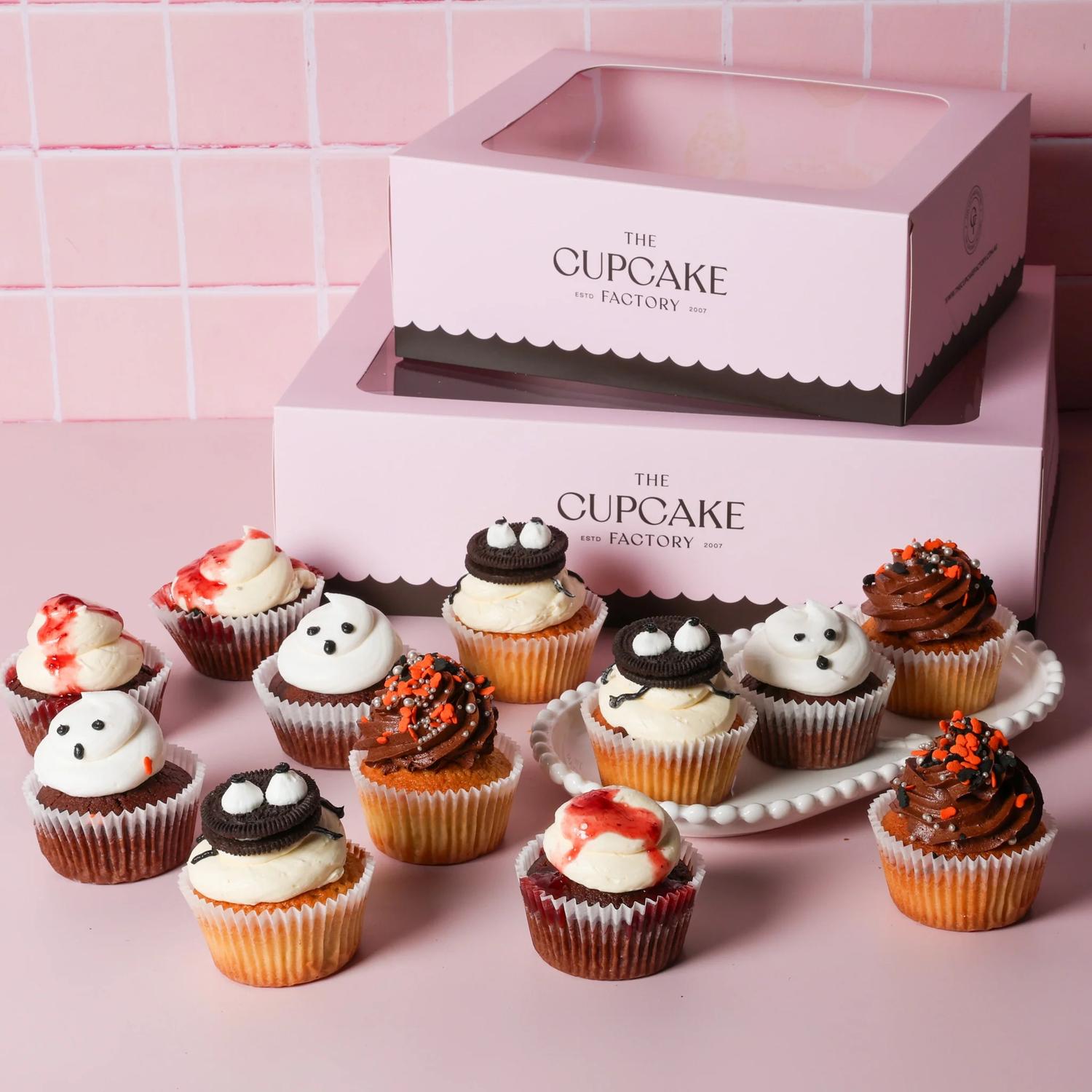 Halloween Mix Cupcakes Box