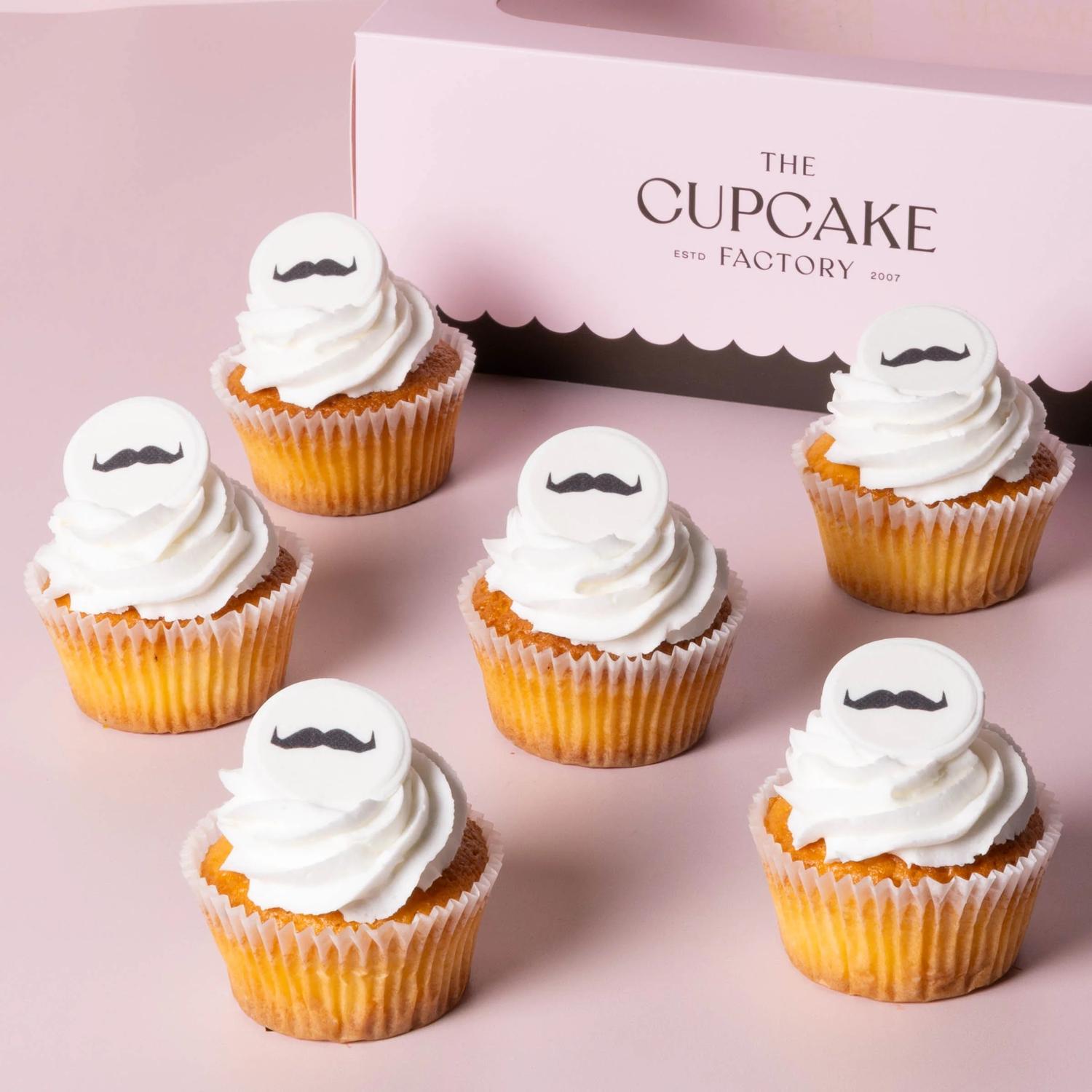 Movember Mini Cupcakes Box
