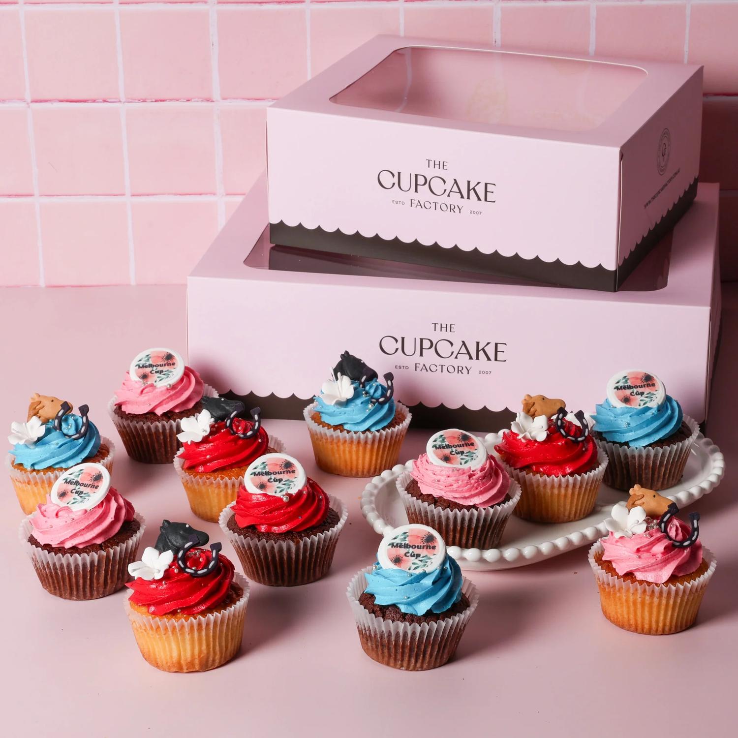 Melbourne Cup Cupcakes Box
