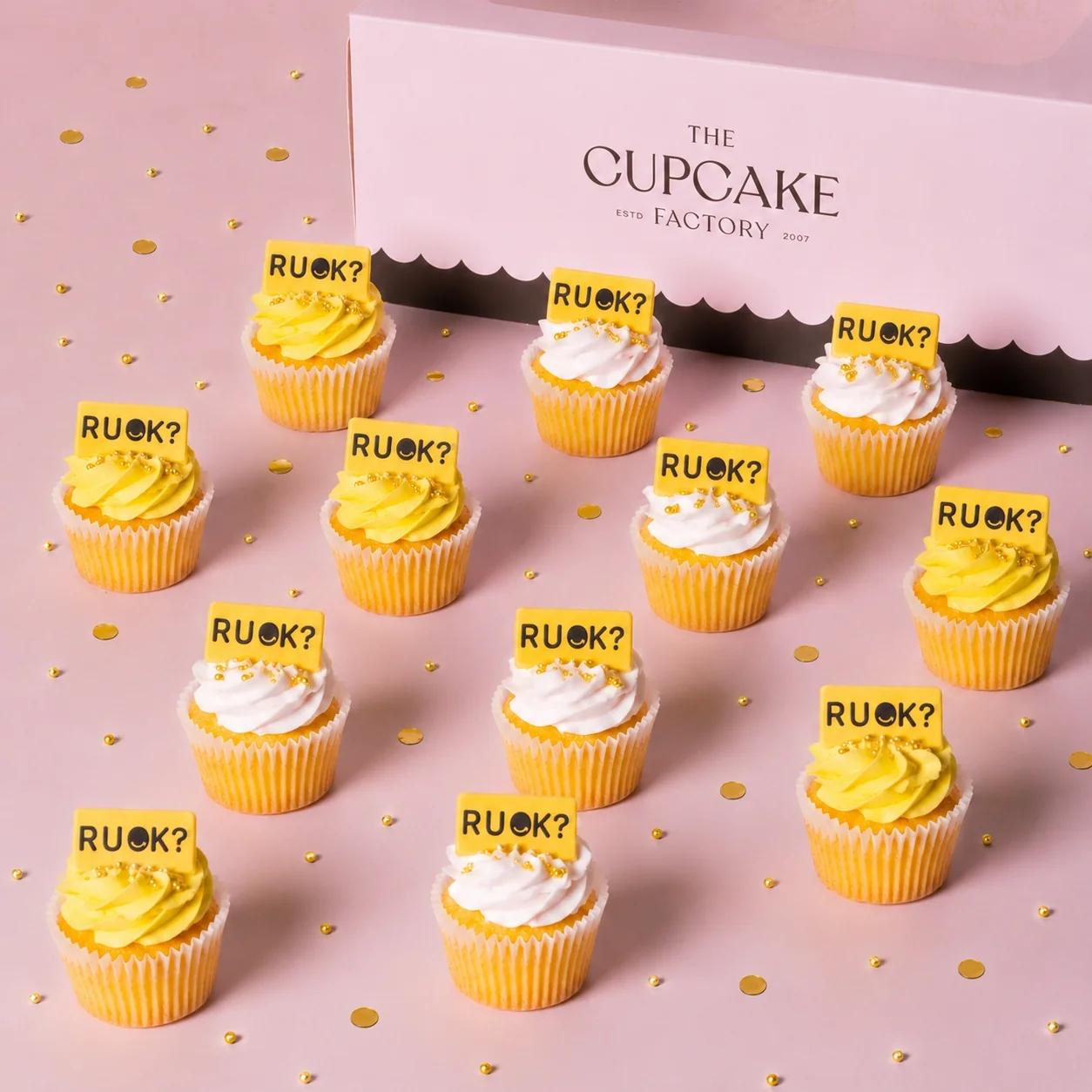 R U OK? Day Mini Cupcakes Box
