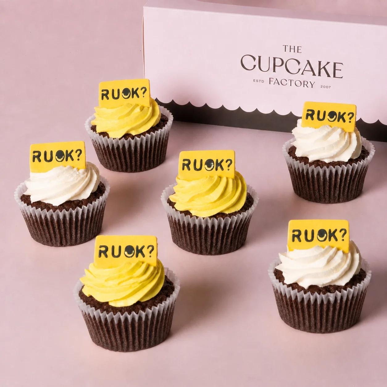 R U OK? Day Gluten Free Chocolate Cupcakes