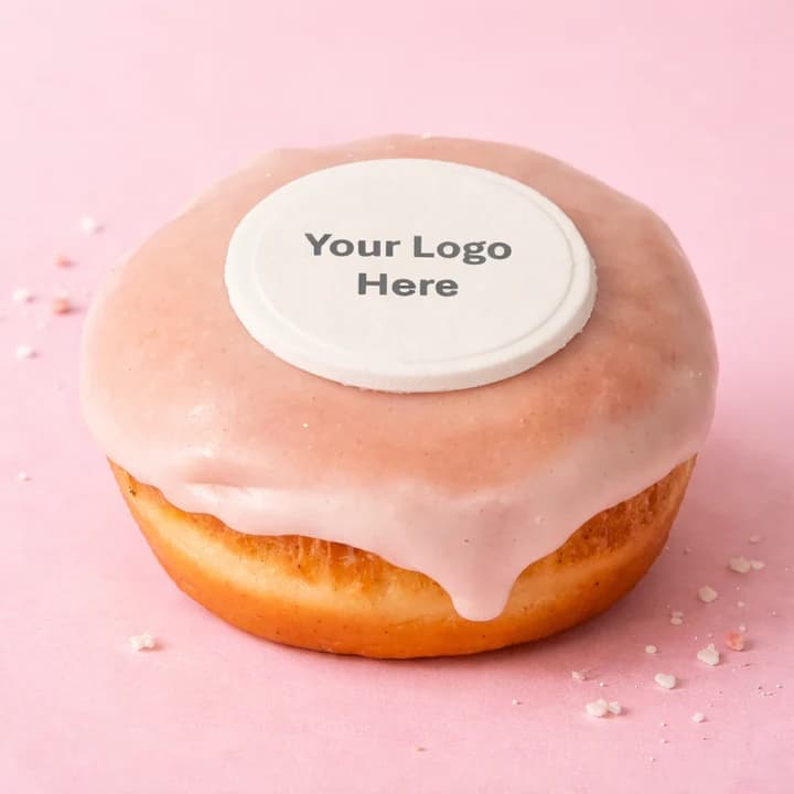 Branded Logo Doughnut Box (6 Pieces)