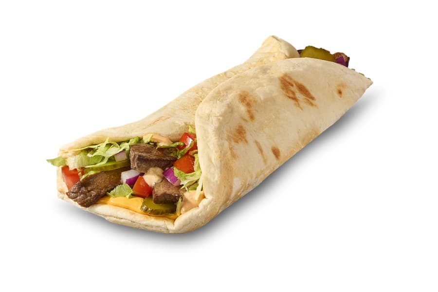 Burger Kebab Wrap