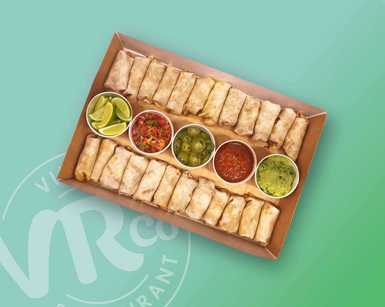 Burrito Wrap Platter (24 Pieces)