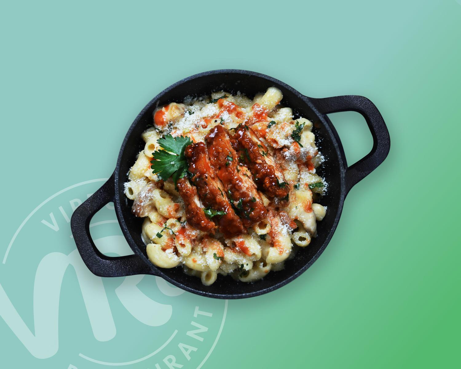Vegan Buffalo Chicken Mac 
