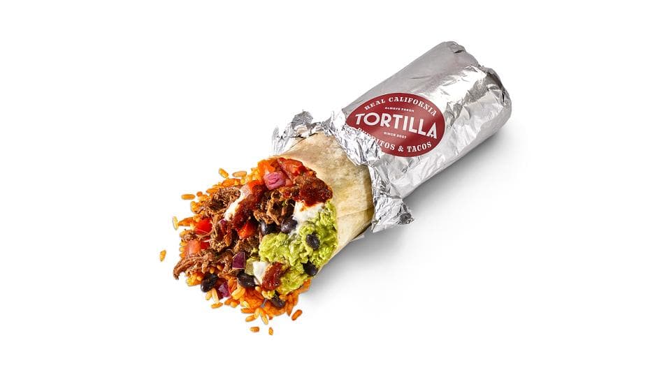 Barbacoa Beef Burrito