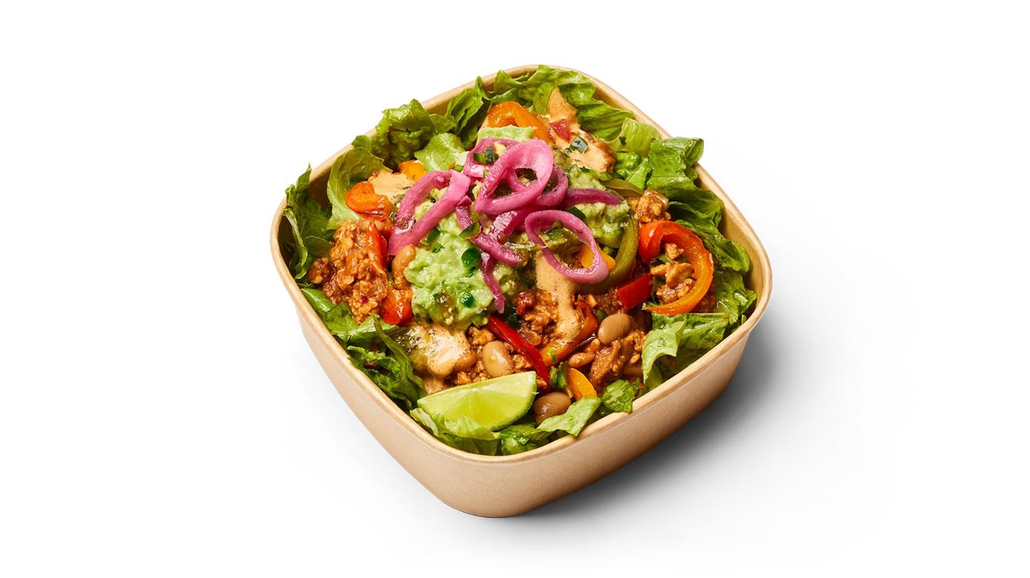 Vegan Chilli No Carne Salad 