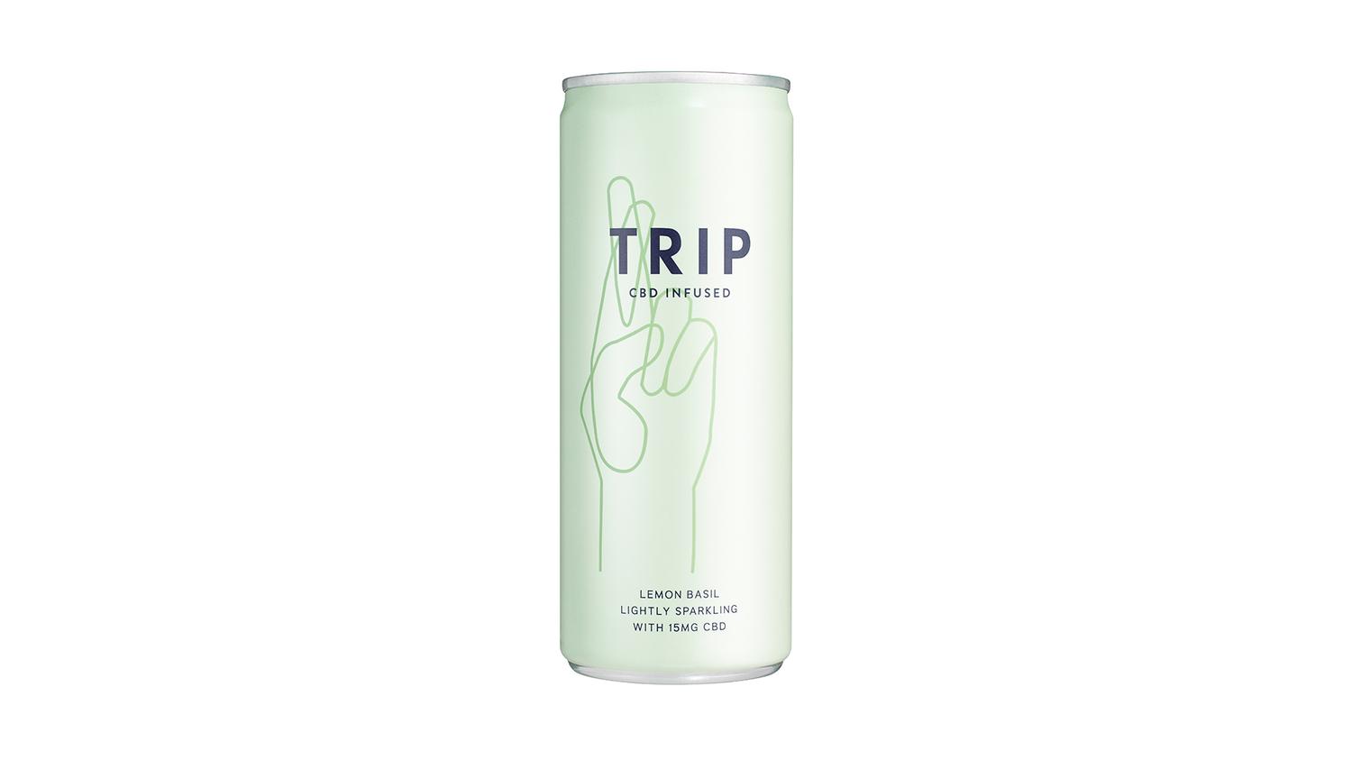 TRIP - CBD Infused - Lemon & Basil Botanical Drink