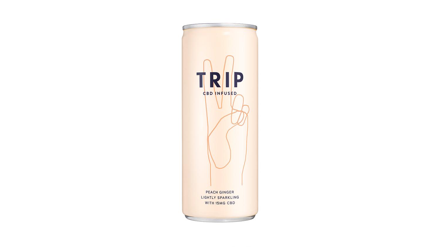 TRIP - CBD Infused - Peach Ginger Botanical Drink
