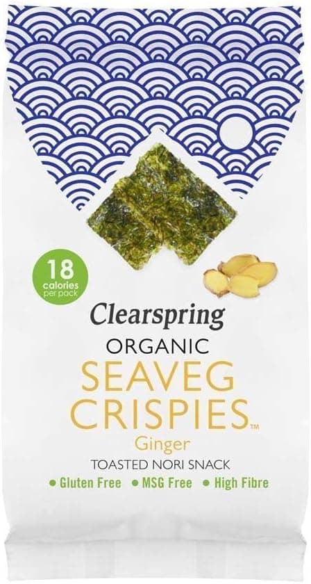 Clearspring Nori Crispy Ginger 4g