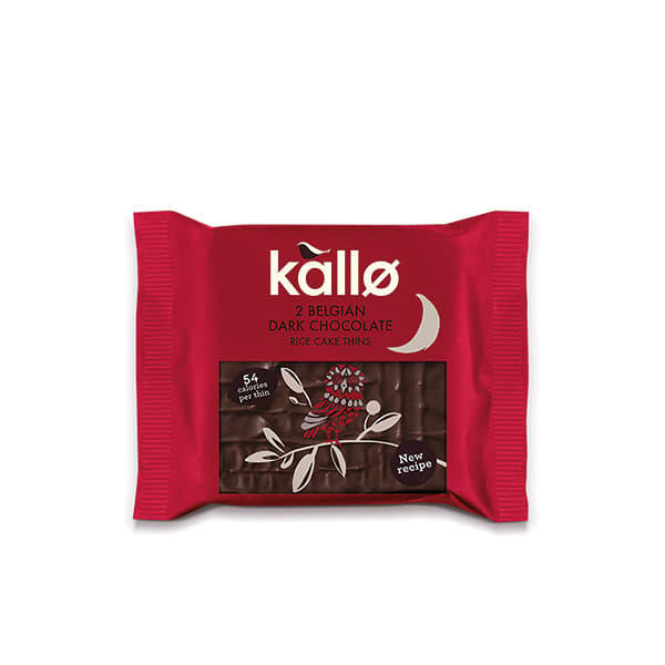 Kallo Rice Cake Dark Chocolate 