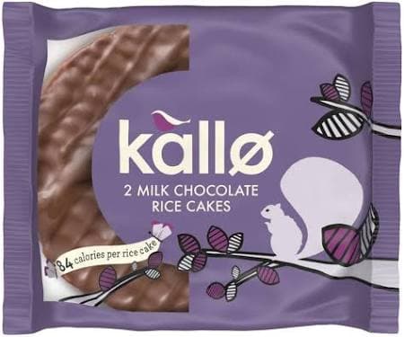 Kallo Rice Cake Milk Chocolate