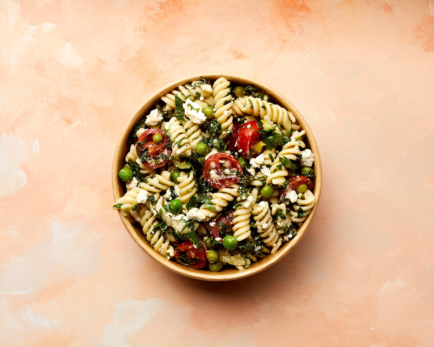 Pasta, Feta and Truffle Oil
