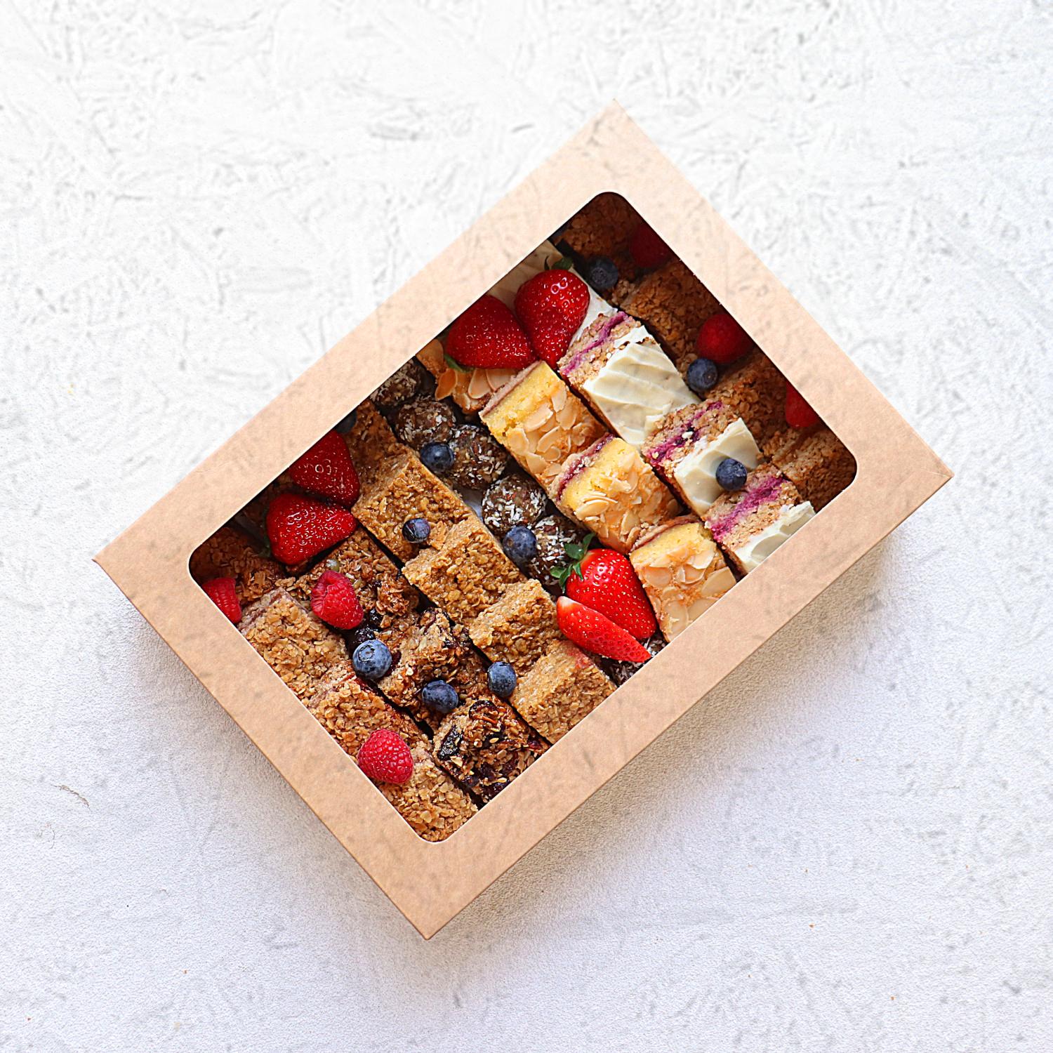Healthy breakfast bar platter