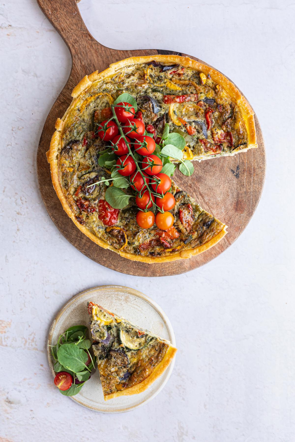 Large Veggie Quiche