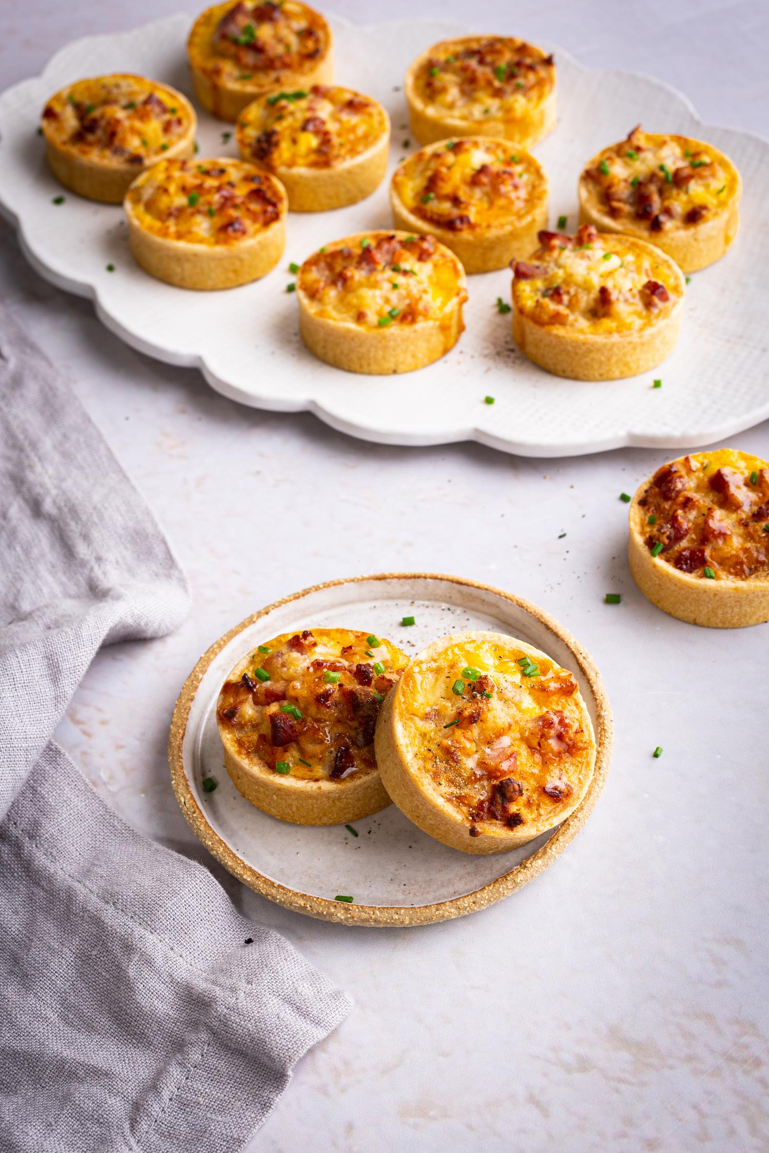 Baby quiche Lorraine