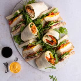 Large Gourmet Vegetarian Sandwich Platter 