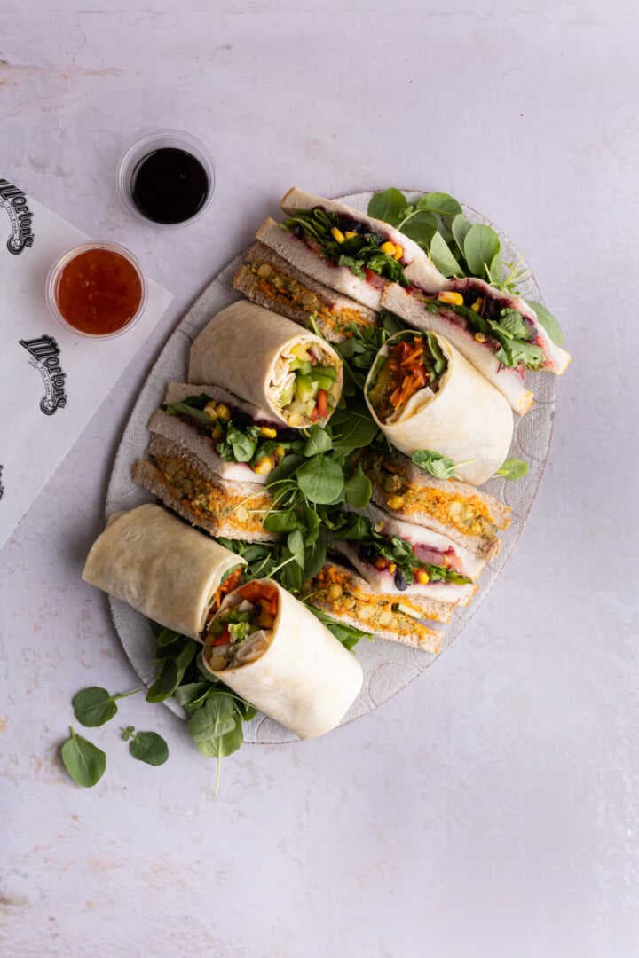 Small Vegan Sandwich platter