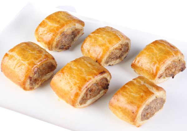Mini sausage rolls. 