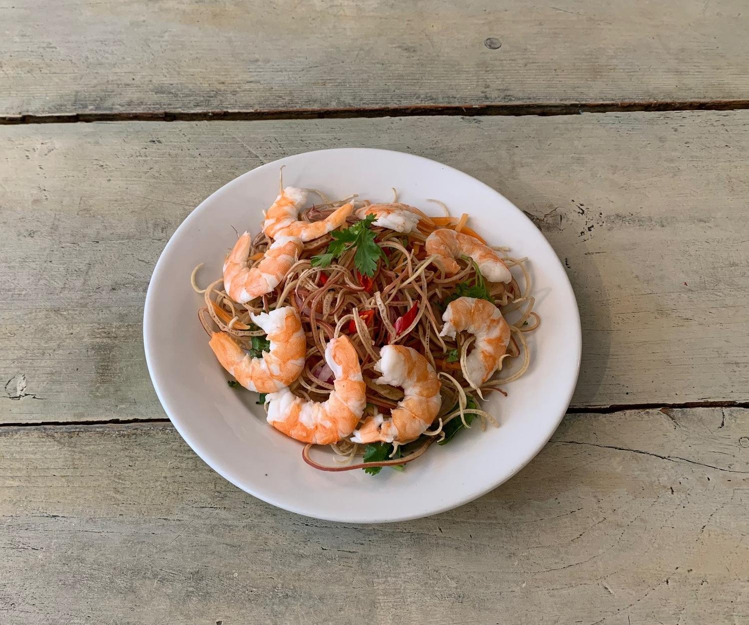 Banana Blossom & Herb Salad - Prawn