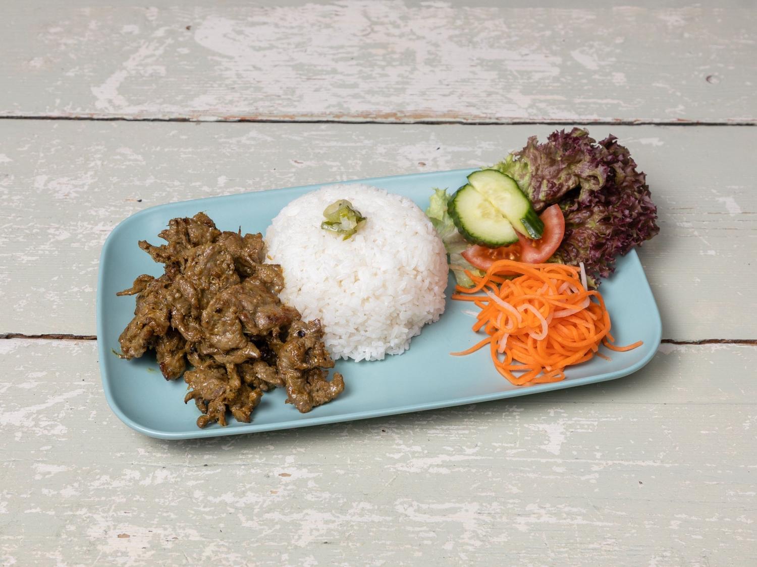 Rice box - Grilled Lemongrass Beef