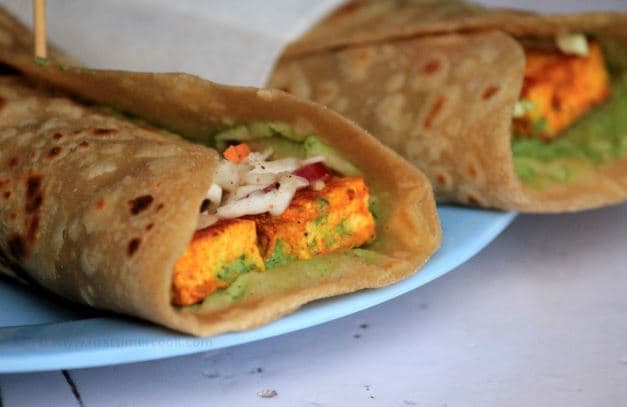 Paneer Tikka Wrap