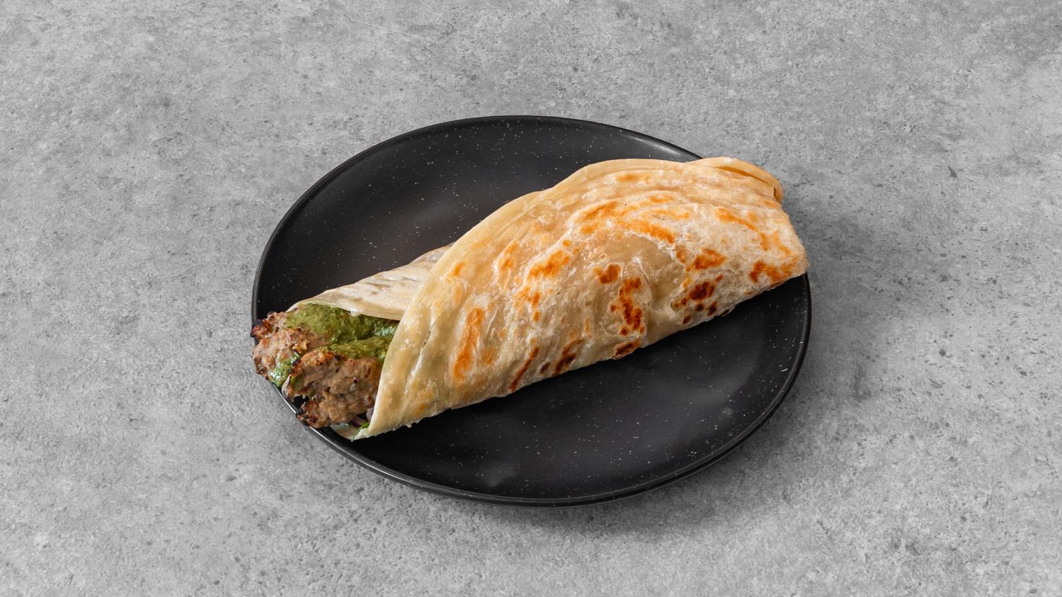Lamb Seekh Kebab Wrap