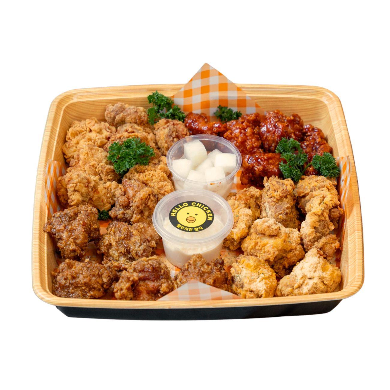 All Stars Korean Fried Chicken Platter (24pcs)