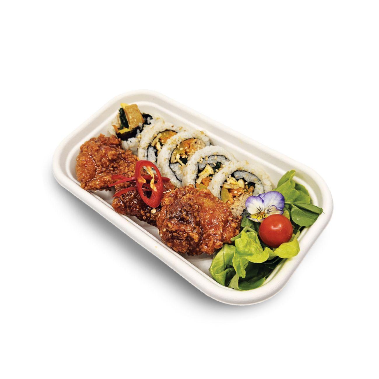 Kimbap & Chicken Single Box