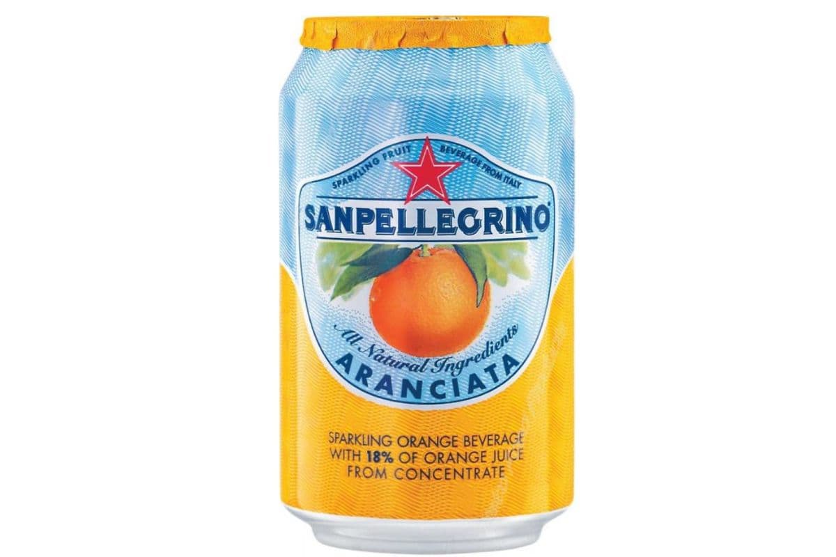 San Pellegrino Orange Can