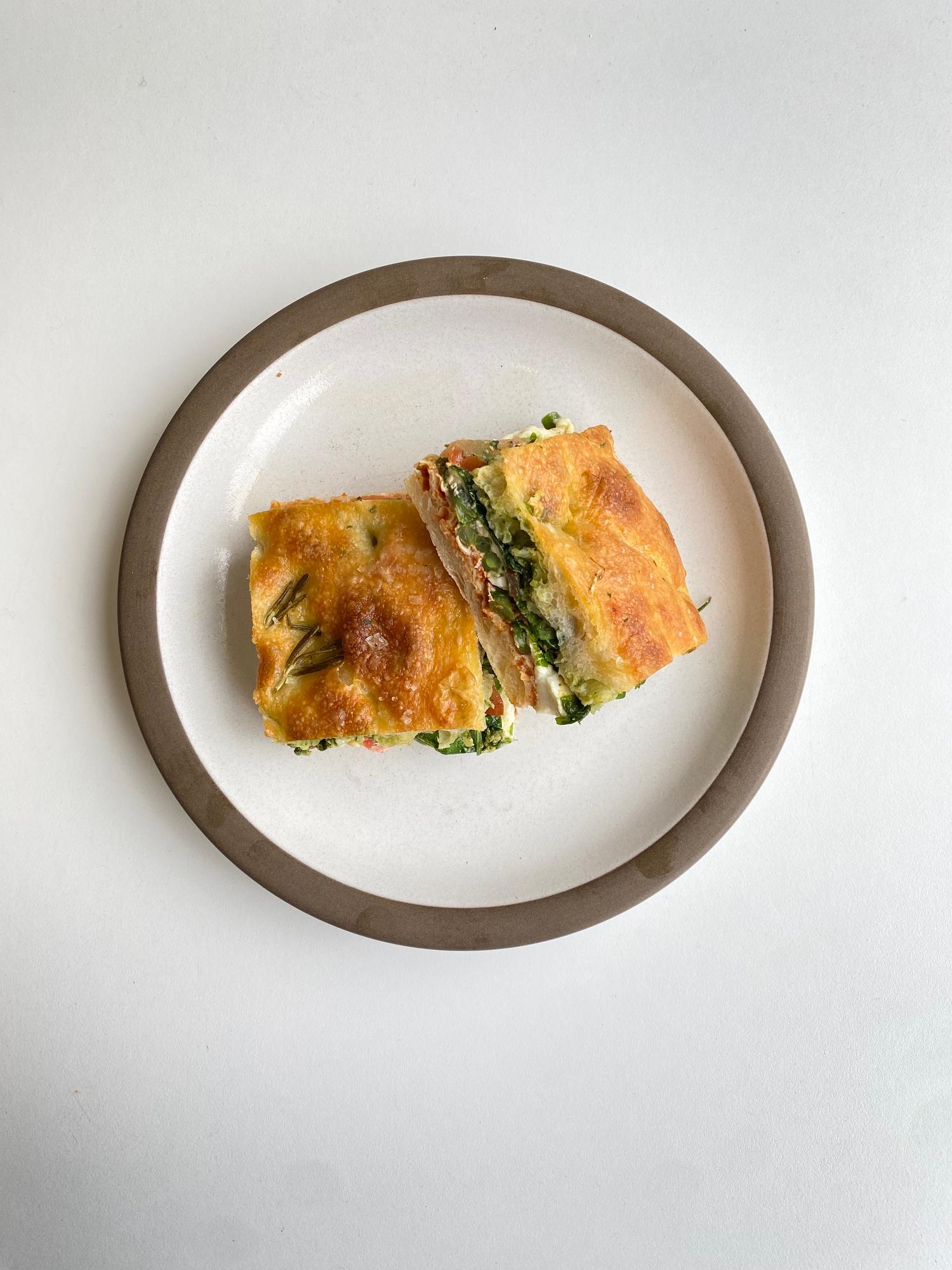Tomato Pesto & Mozzarella Focaccia