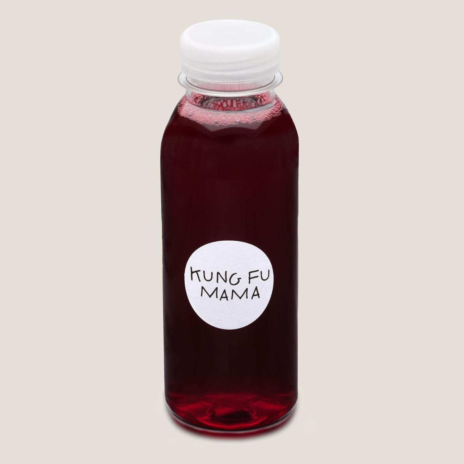 Homemade organic hibiscus tea