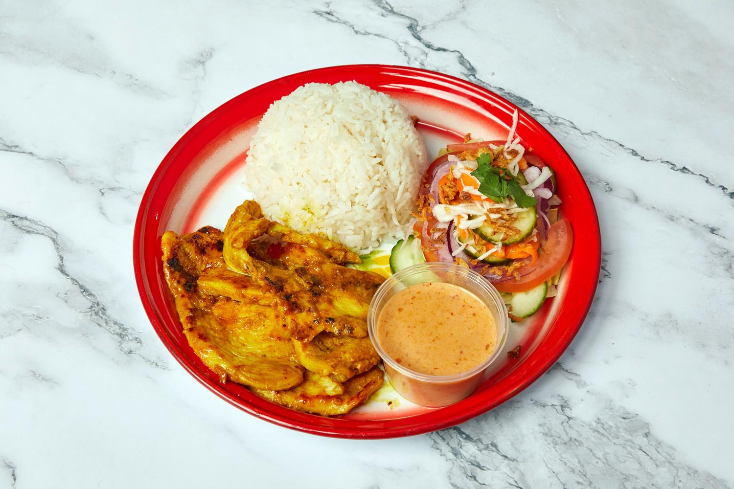 Chicken Satay and Peanut Sauce