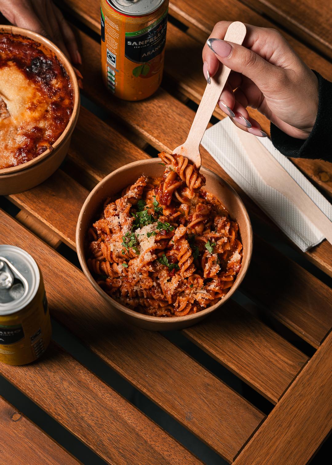 Fusilli with Beef Bolognese 