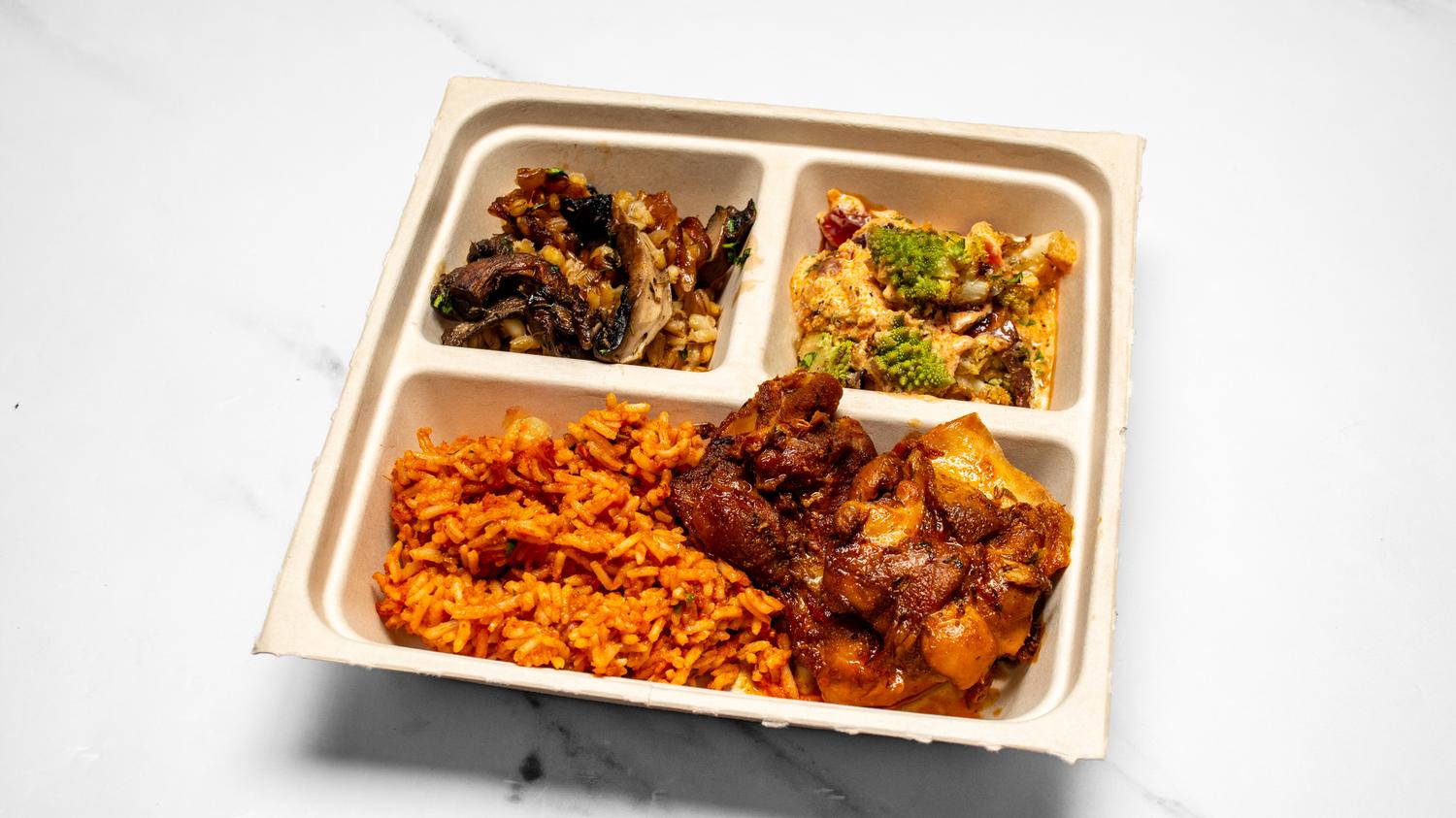 Spicy Chicken & Salads - Bowl 1