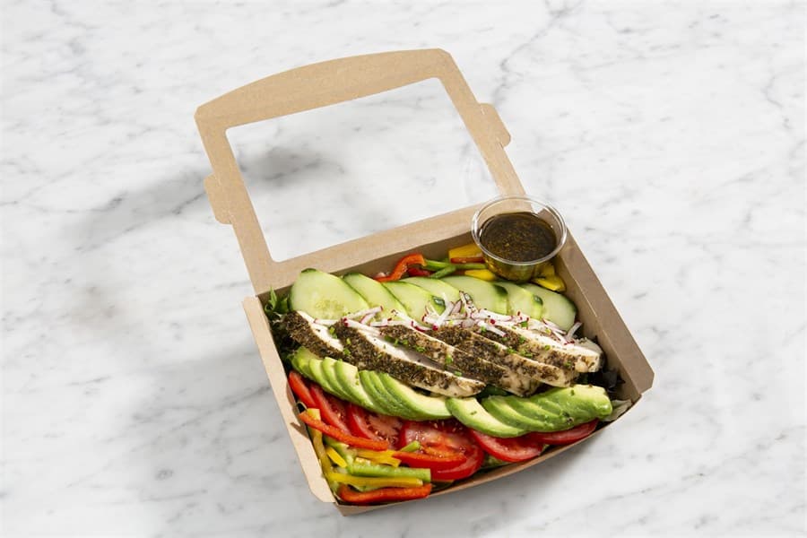 Roast Chicken Breast and Avocado Garden Salad
