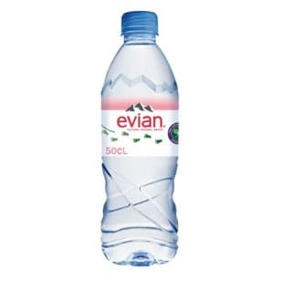 Evian Still Natural Mineral Water 500ml 