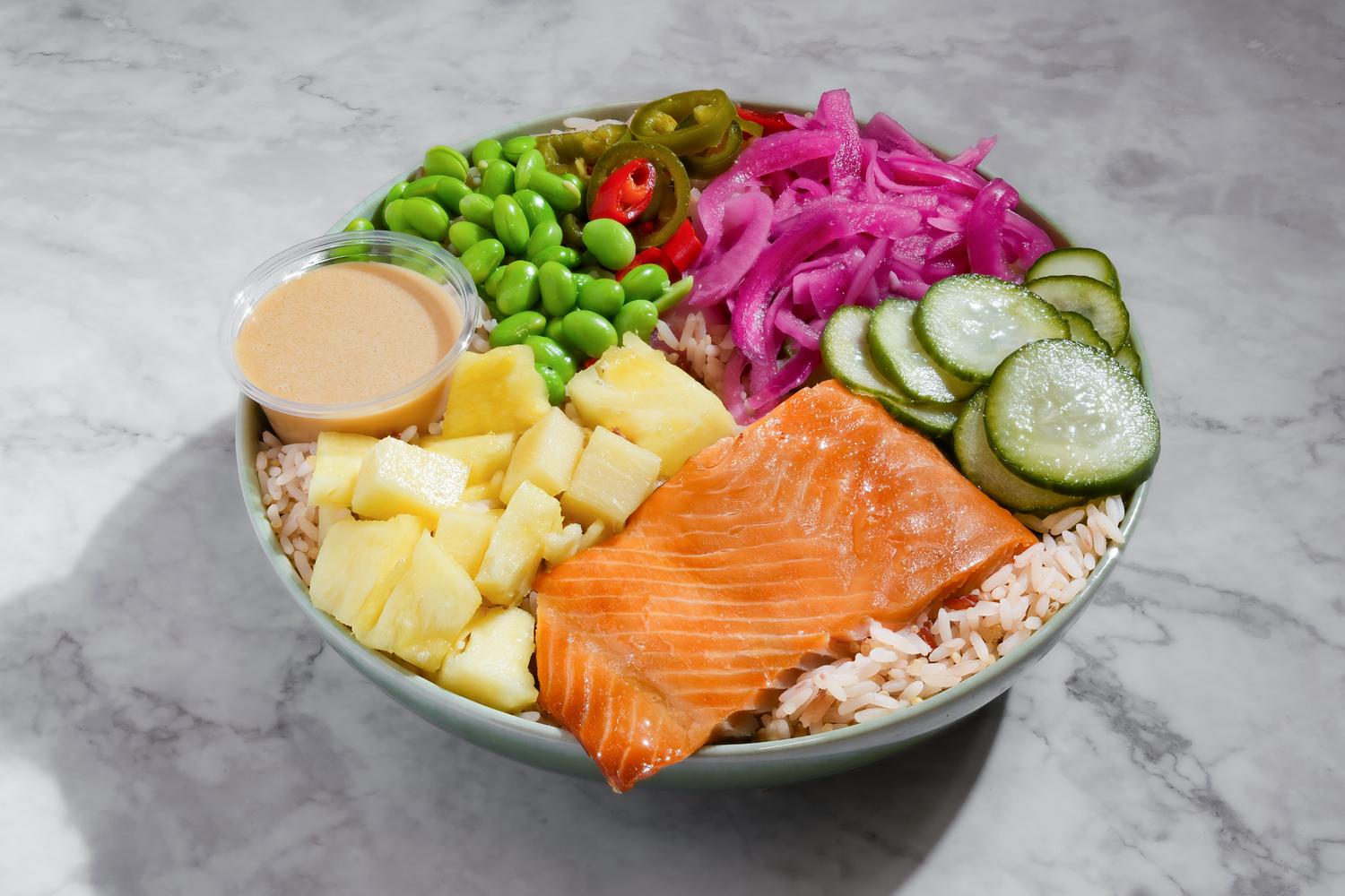 Smokin' Salmon Poké Bowl