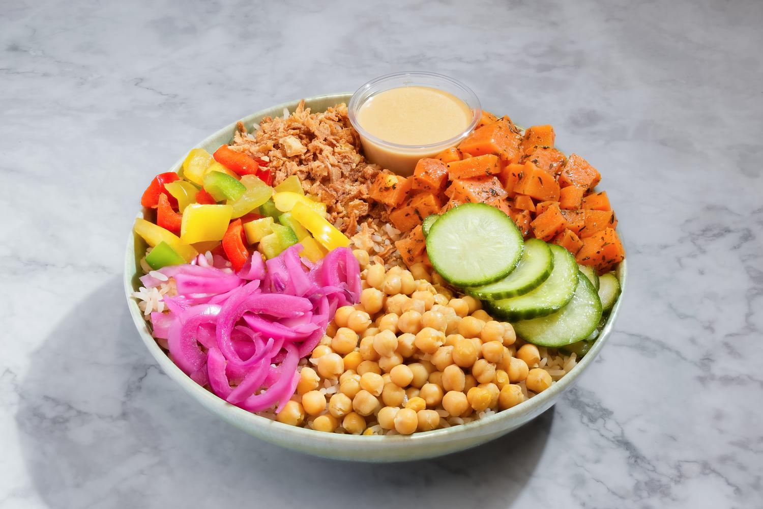 Satay-sfied Chickpeas Bowl