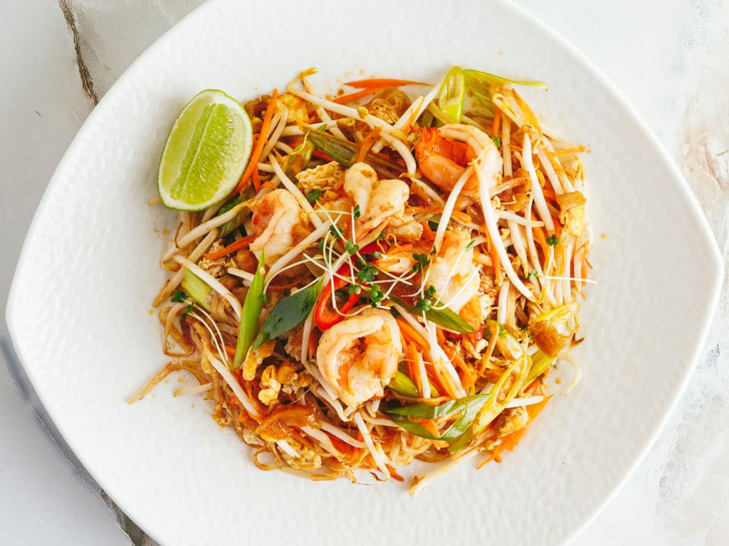 Pad Thai noodles 