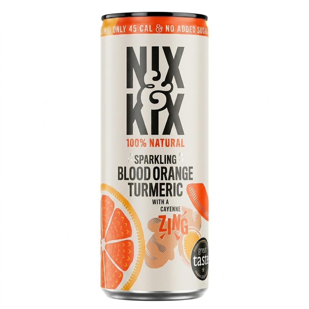 Nix & Kix Blood Orange Turmeric - 250ml