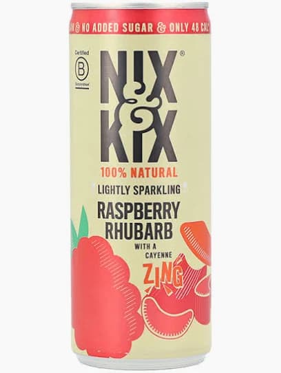 Nix & Kix Raspberry Rhubarb - 250ml