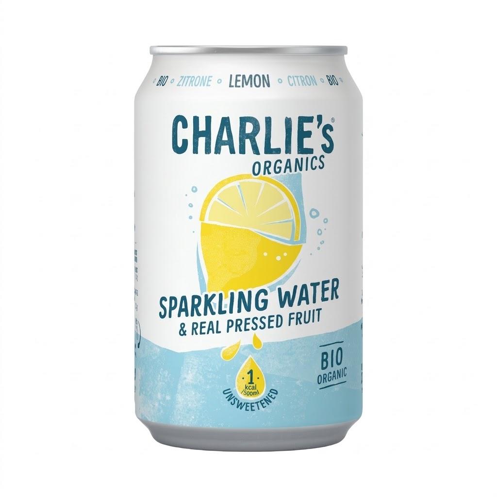 Charlie's Organic Lemon Sparkling - 33cl