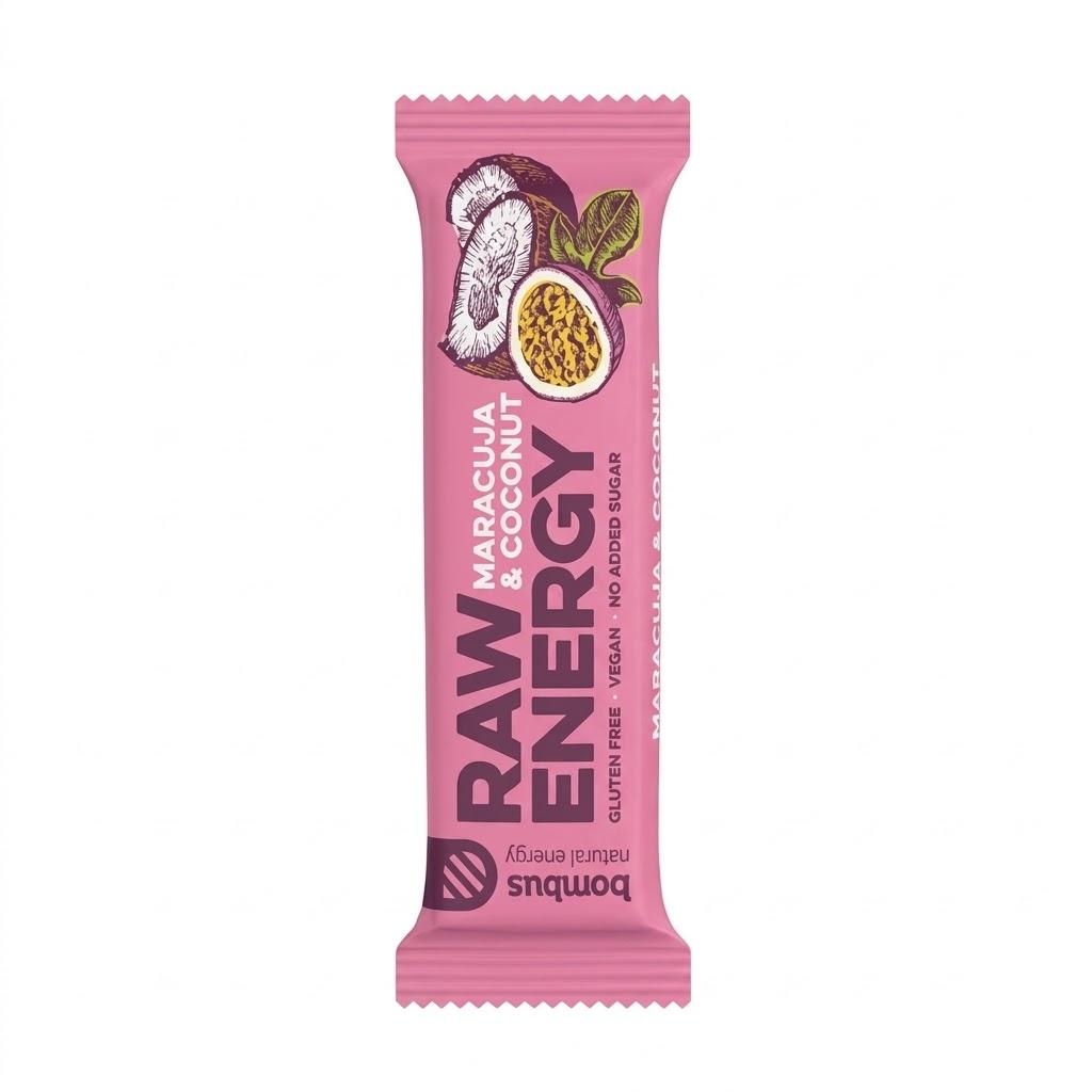 Bombus Raw Energy Bar Maracuja - 50g